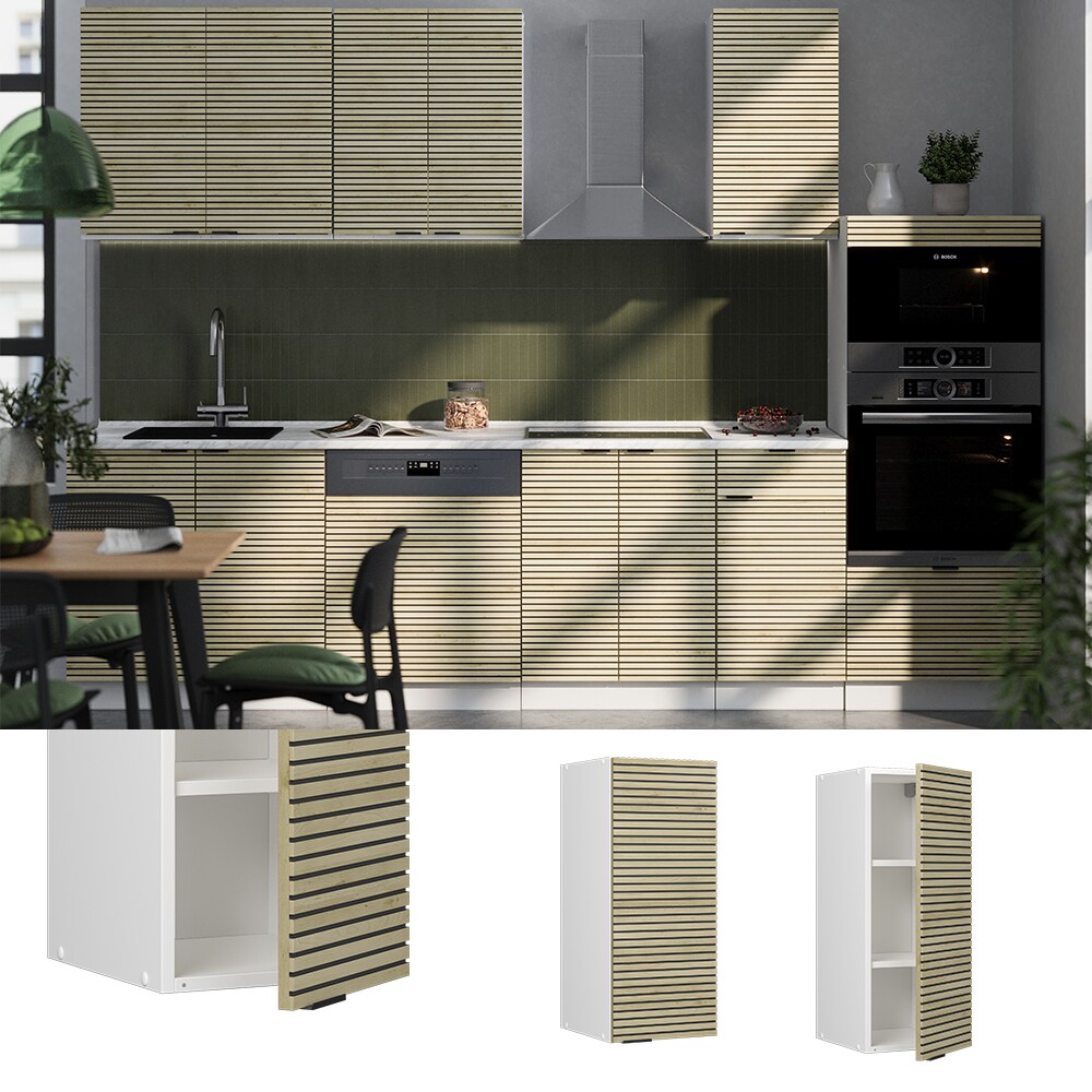 Vicco H&auml;ngeschrank Fame-Line Wei&szlig; Eiche gefr&auml;st 30 cm 