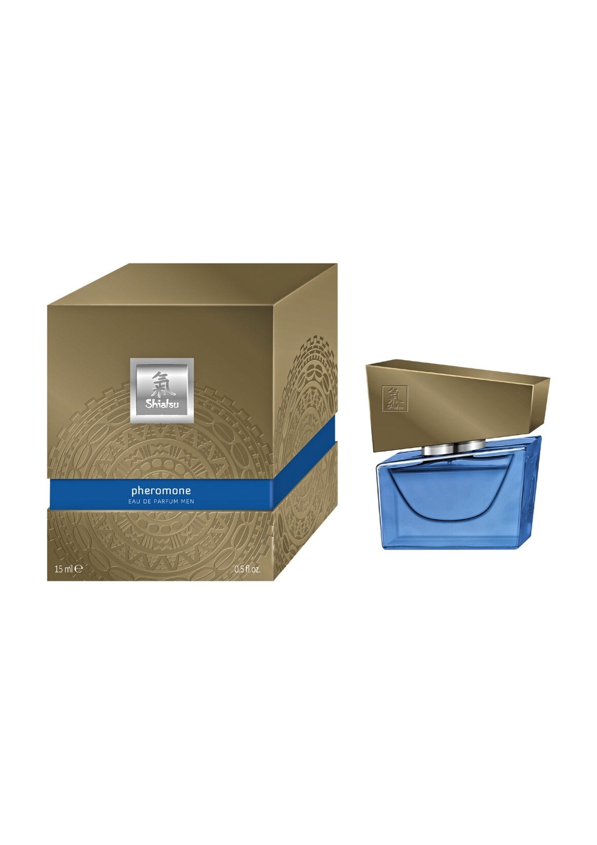 SHIATSU Pheromon Fragrance man darkblue
