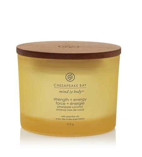 Chesapeake Bay Strength + Energy Duftkerze mit 3 Dochten 312 g 