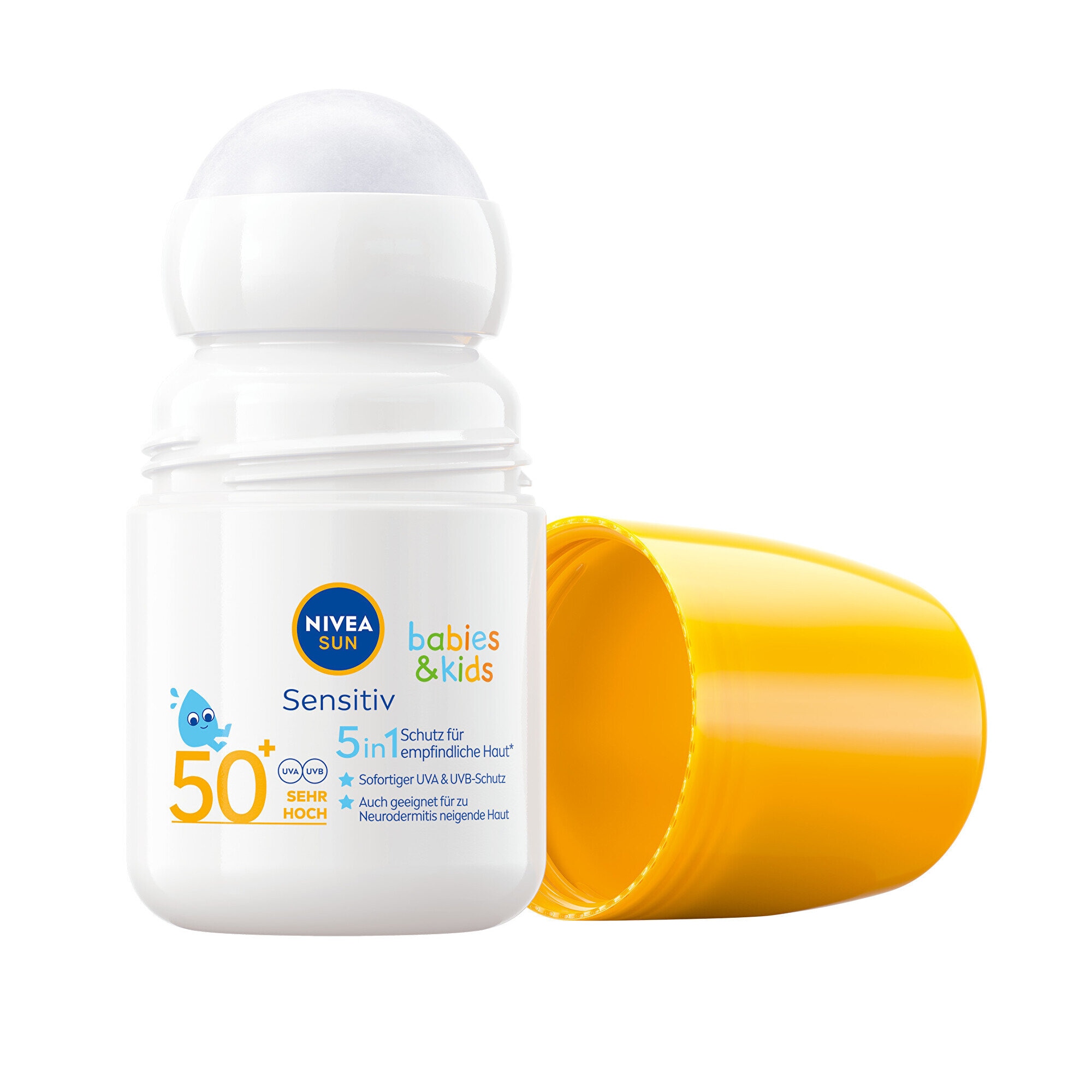 NIVEA SUN Sonnenroller babies & kids sensitiv LSF 50+, 50 ml 