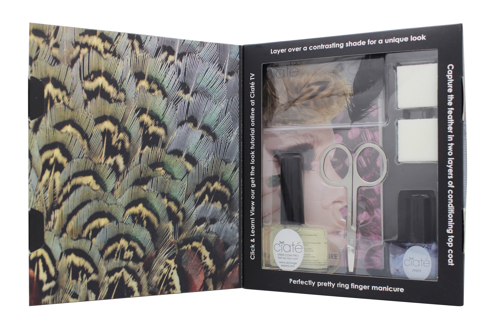 Ciate Feathered Manicure Ruffle My Feathers Geschenkset  ´