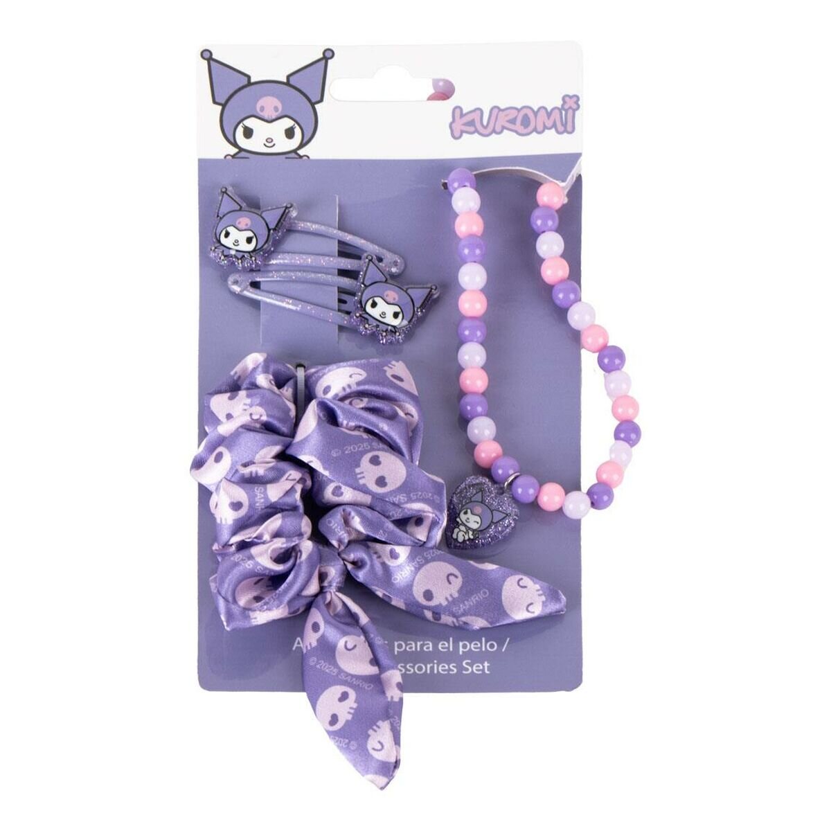 Haarschmuck Hello Kitty Lila 4 St&uuml;cke 
