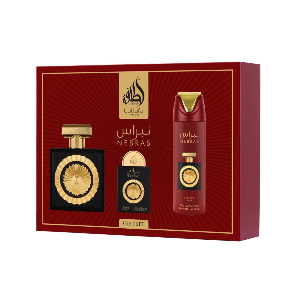 Lattafa Pride Nebras EDP 100 ml+ EDP 20 ml+ DEO VAPO 200 ml (unisex) 