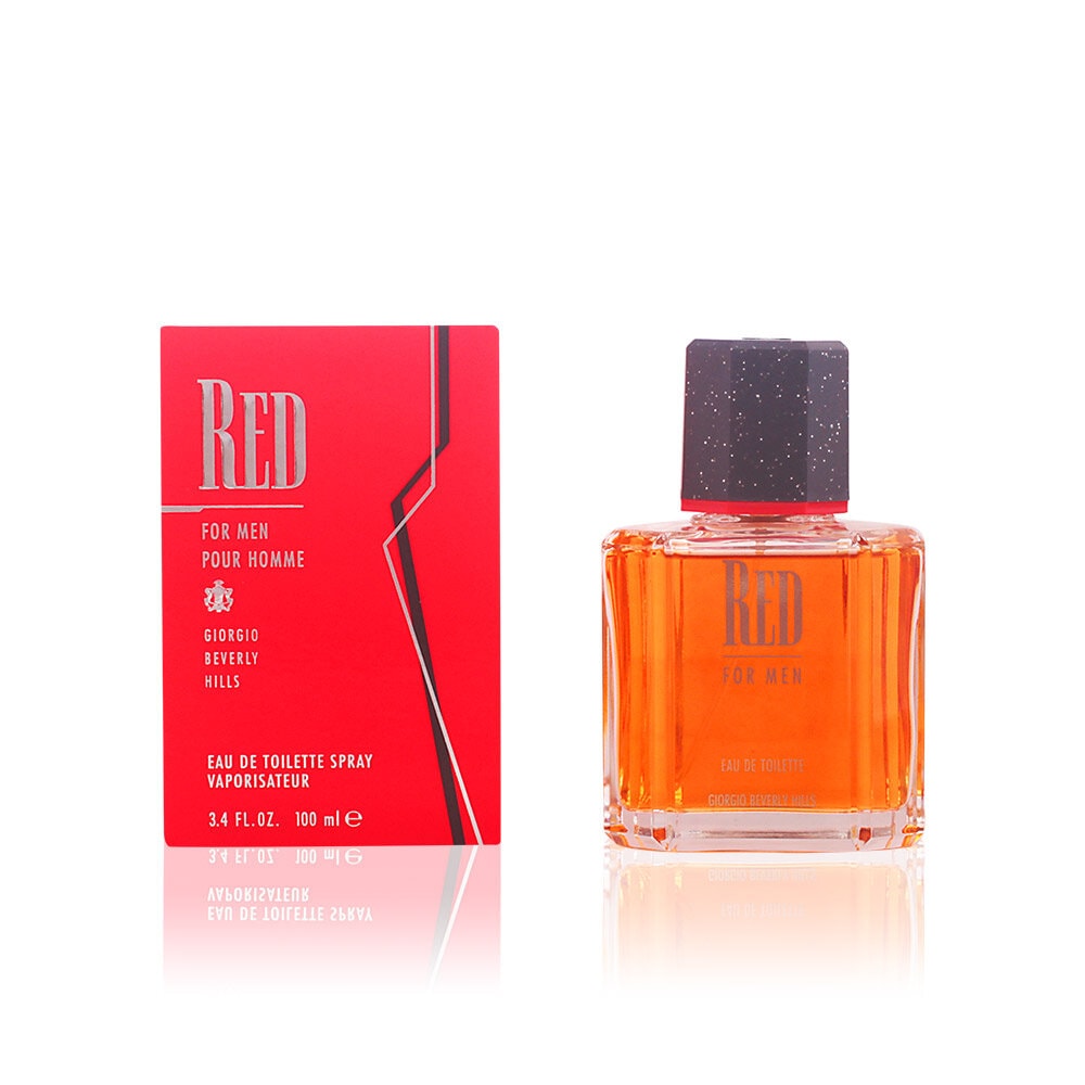 Giorgio Beverly Hills Red For Men Eau De Toilette Spray 100ml 