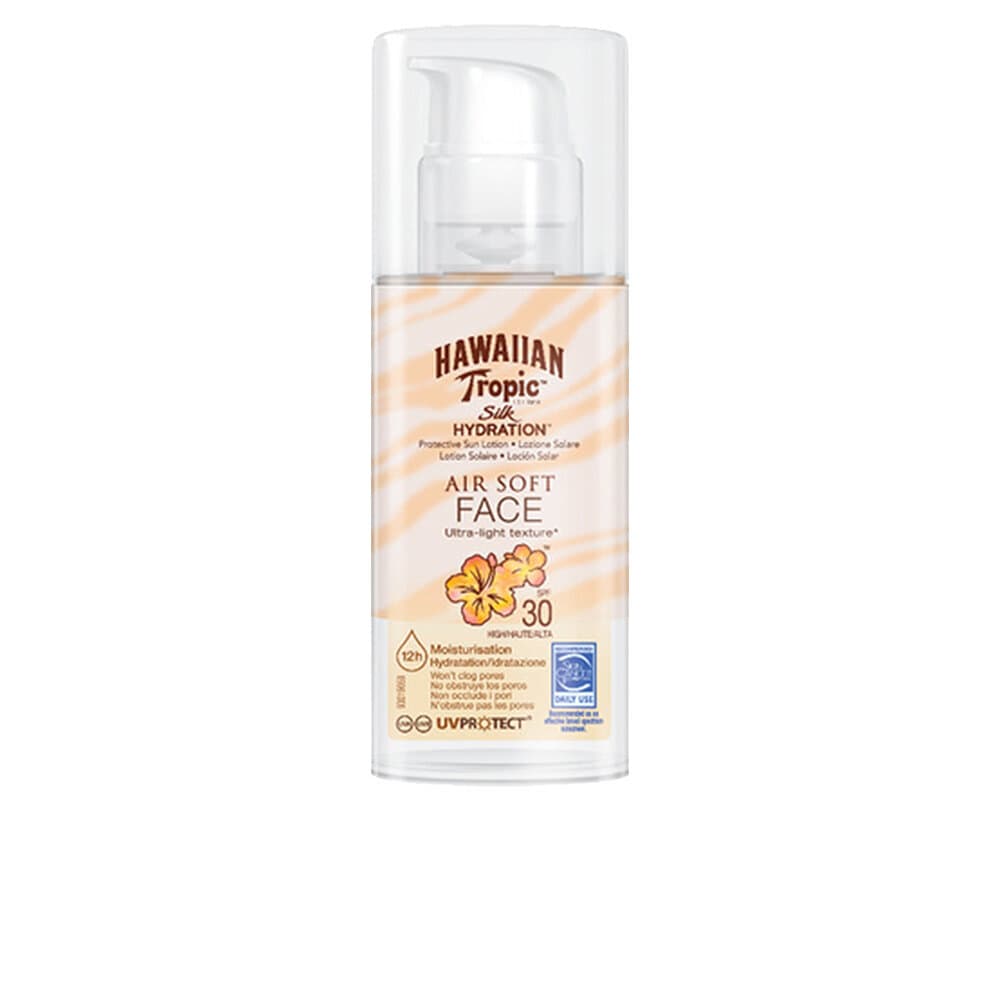 Hawaiian Tropic Silk Hidration Air Soft Face Sun Lotion Spf30 50ml 