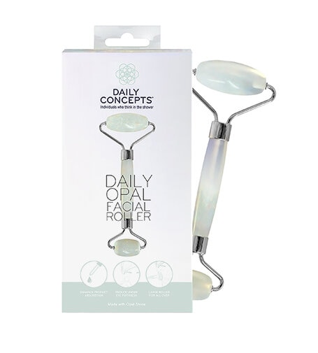 Daily Concepts Gesichtsroller Opal 1 St&uuml;ck Wei&szlig; 