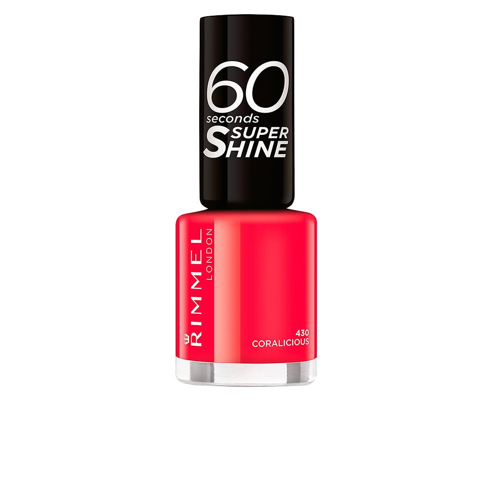 Rimmel London 60 Seconds Super Shine Nail Lacquer 430 Coralicious 