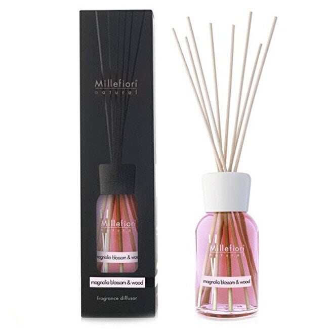 Millefiori Natural Fragrance Diffuser sticks Magnolia Blossom & Wood 250ml 