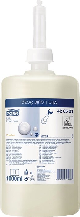 TORK Premium milde Fl&uuml;ssigseife Allzweckseife mit frischem Duft 1 l 
