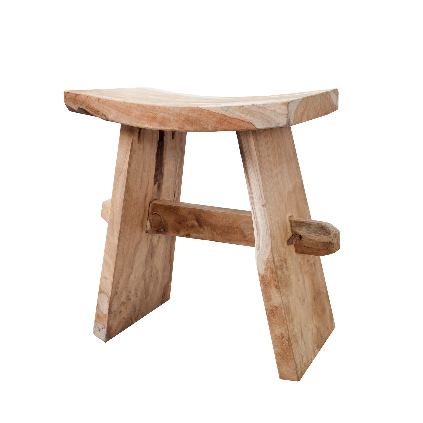 riess-ambiente Sitzhocker ZEN - 40cm Teakholz Beistelltisch massiv 