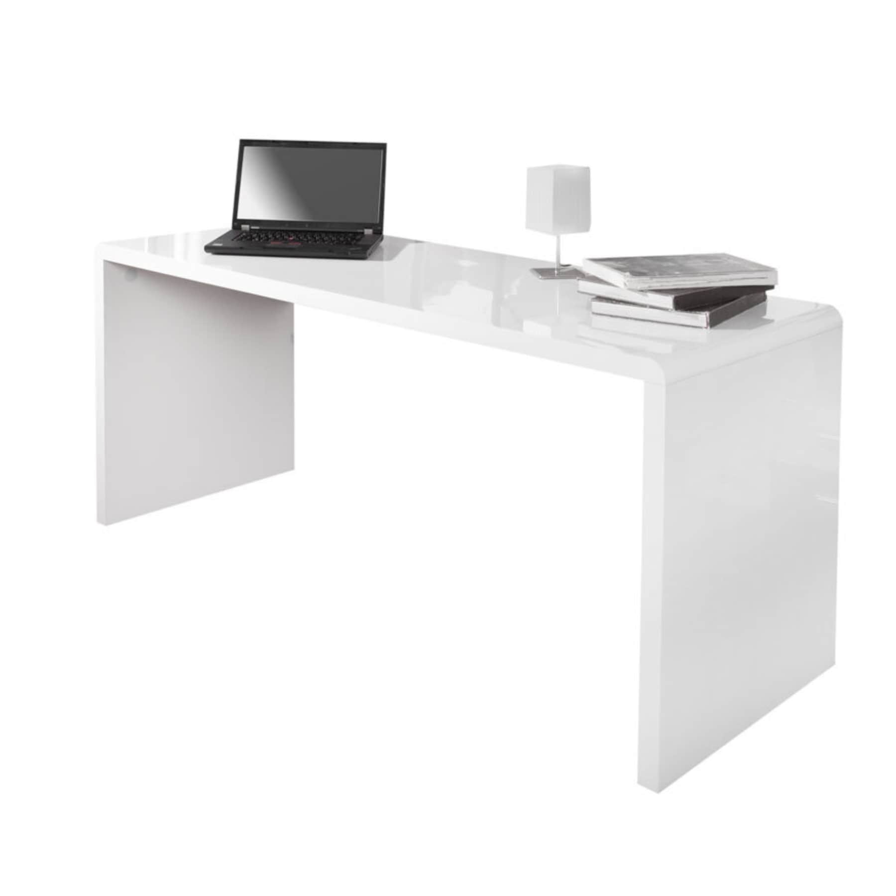 riess-ambiente Schreibtisch FAST TRADE - 160cm wei&szlig; Hochglanz Computertisch 