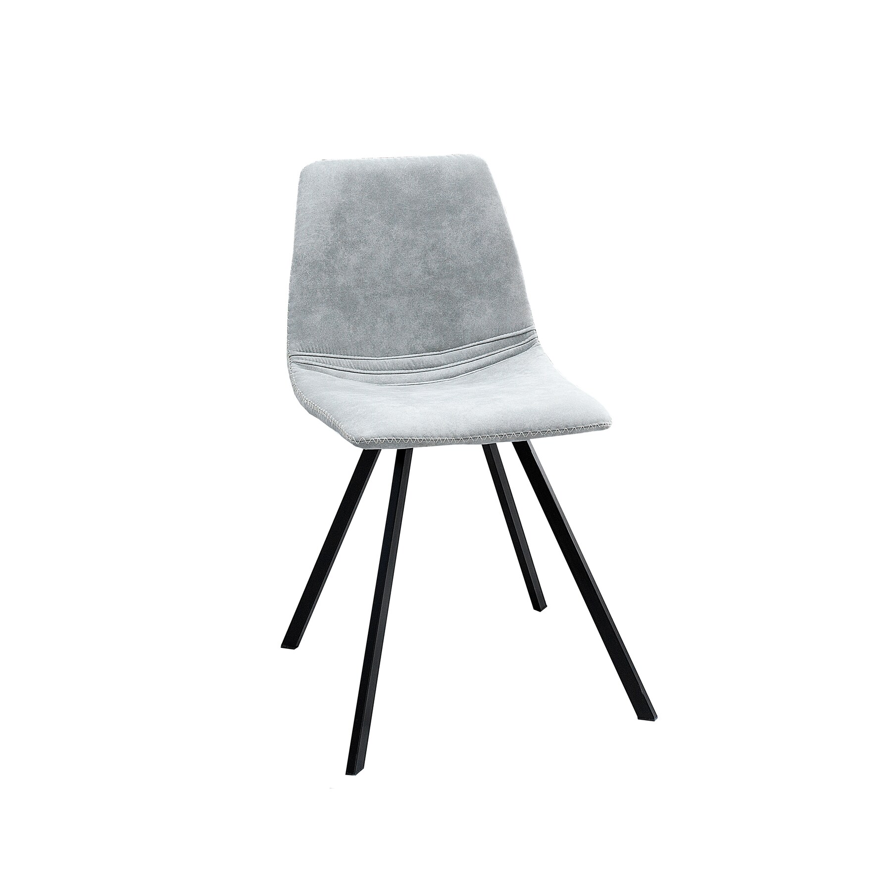 riess-ambiente Stuhl AMSTERDAM CHAIR - Retro stone grau Designklassiker pflegeleicht Esszimmer 