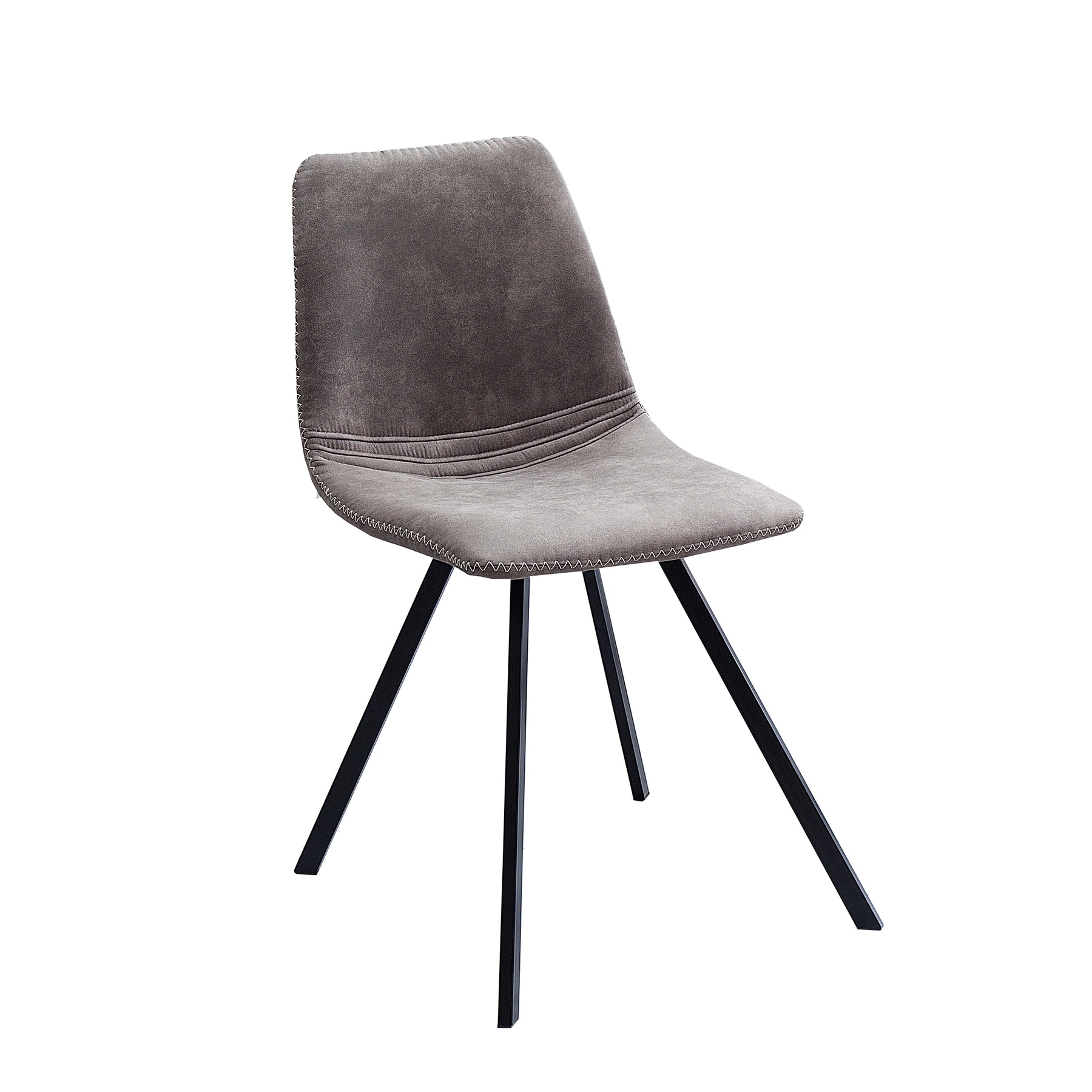 riess-ambiente Stuhl AMSTERDAM CHAIR - Retro taupe grau Designklassiker pflegeleicht Esszimmer 