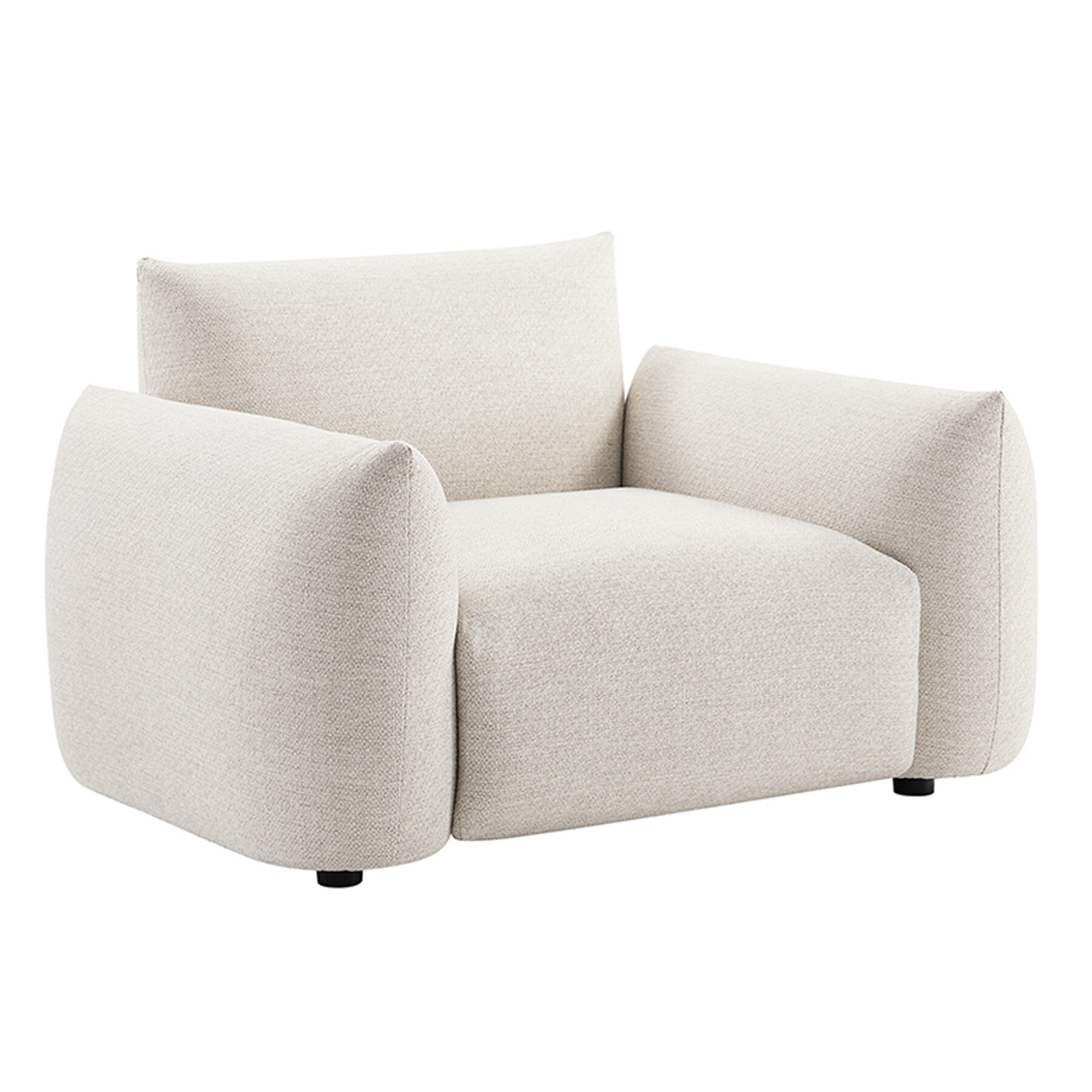 riess-ambiente Outdoor Gartensessel SEAHAWK creme Aluminium Olefin 1-Sitzer Sofa wetterfest 