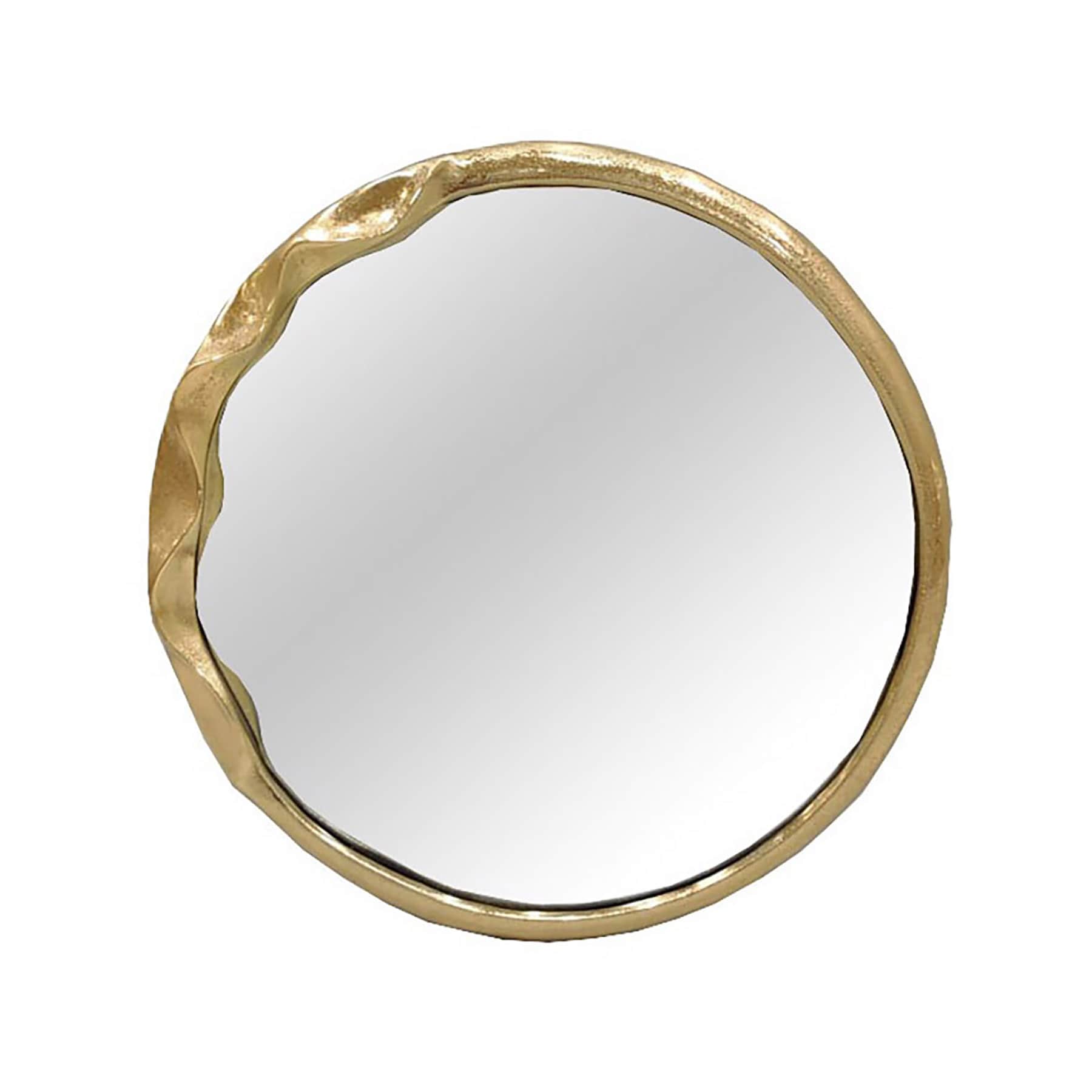 riess-ambiente Wandspiegel ABSTRACT 55cm gold Metall handmade 