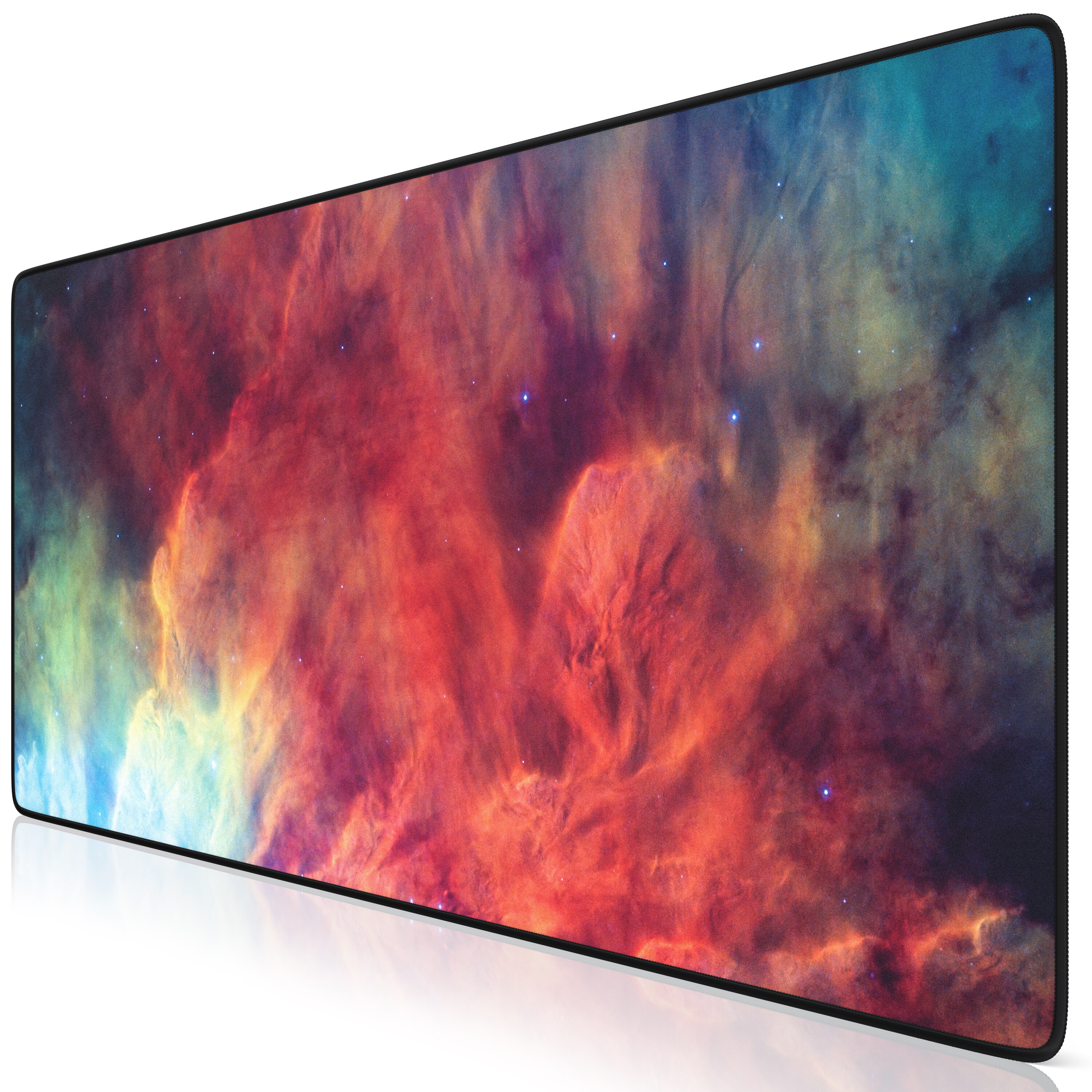 Titanwolf Gaming Mauspad, 900 x 400mm XXL Mousepad, verbessert Pr&auml;zision & Geschwindigkeit, Lagoon Nebula 