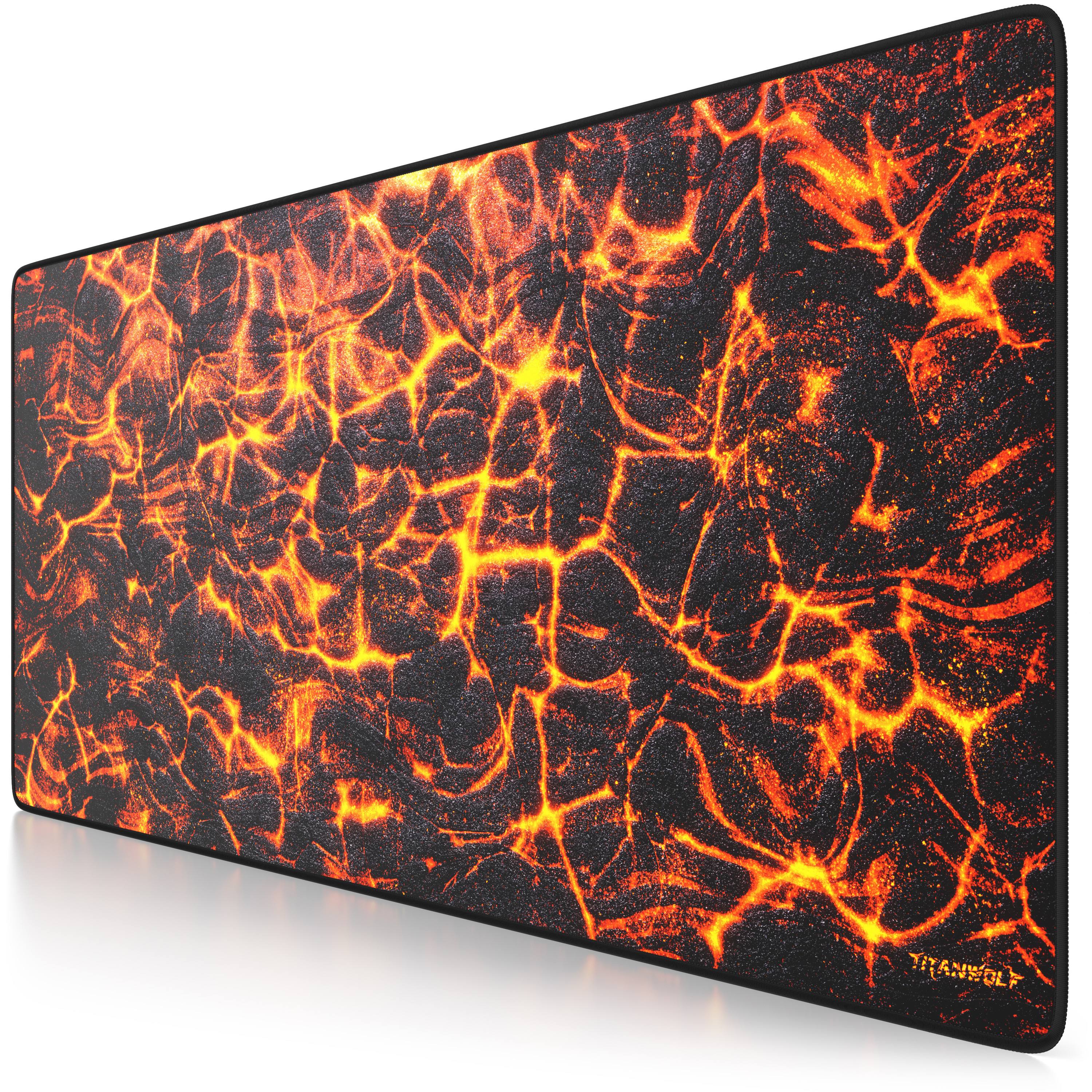 CSL Gaming Mauspad, XXL, Mousepad, 900 x 400 x 3 mm, Tischunterlage, abwaschbar, Lava V2 