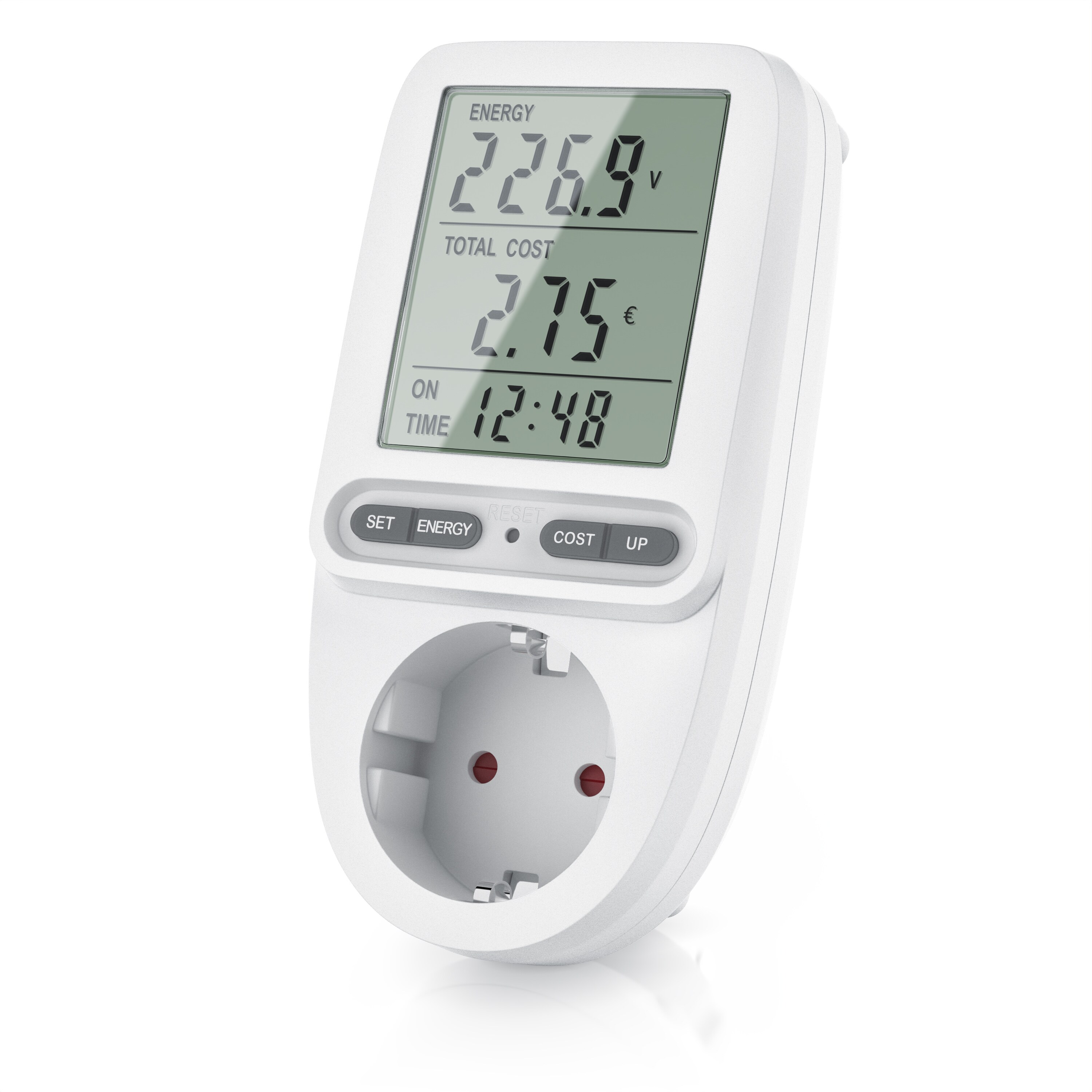 BEARWARE Energiekostenmessger&auml;t Stromkostenmessger&auml;t, max. 3680 W, Strommesser, Stromverbrauchsz&auml;hler 