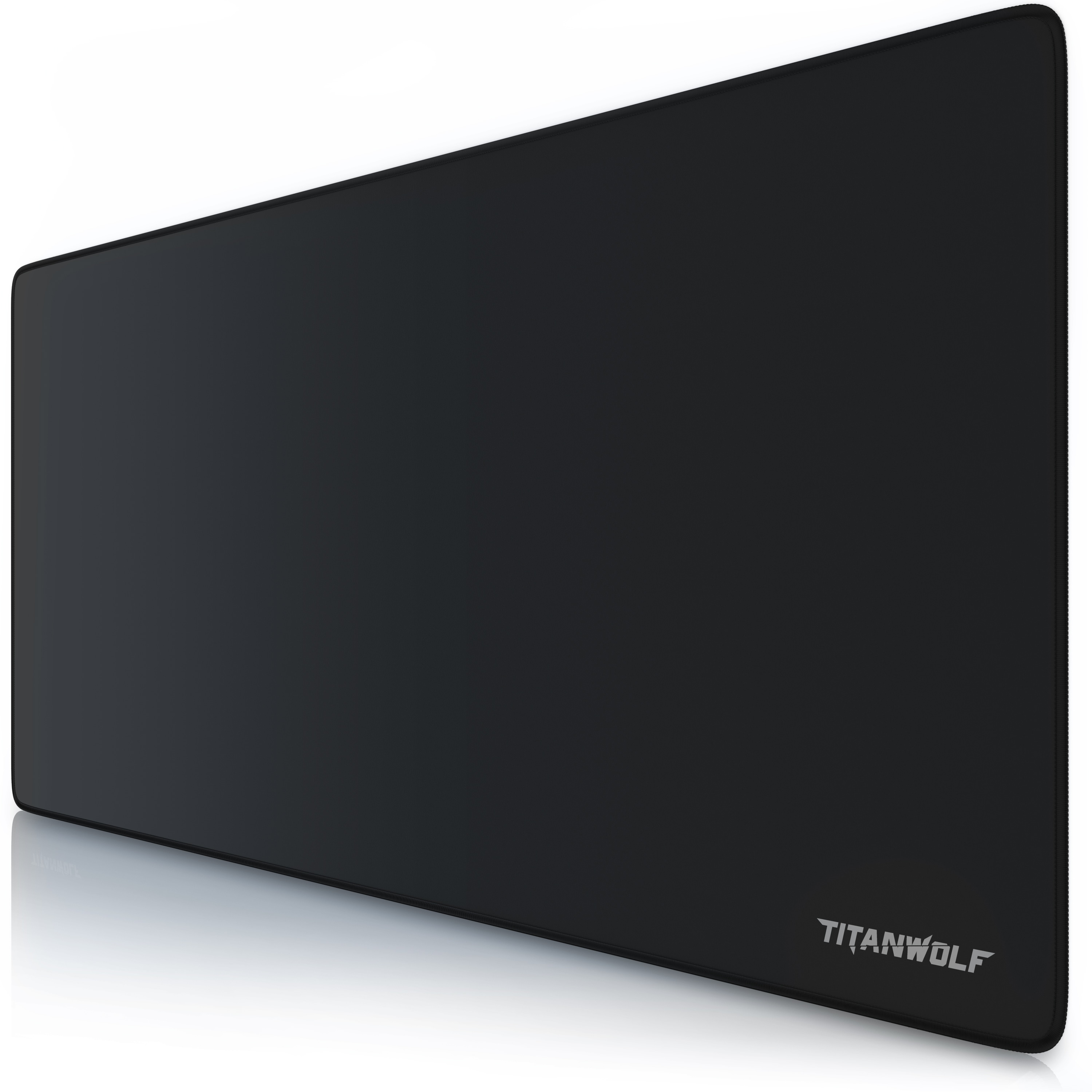 Titanwolf Gaming Mauspad, 900 x 400mm XXL Mousepad, verbessert Pr&auml;zision & Geschwindigkeit, Titanwolf Schrift 