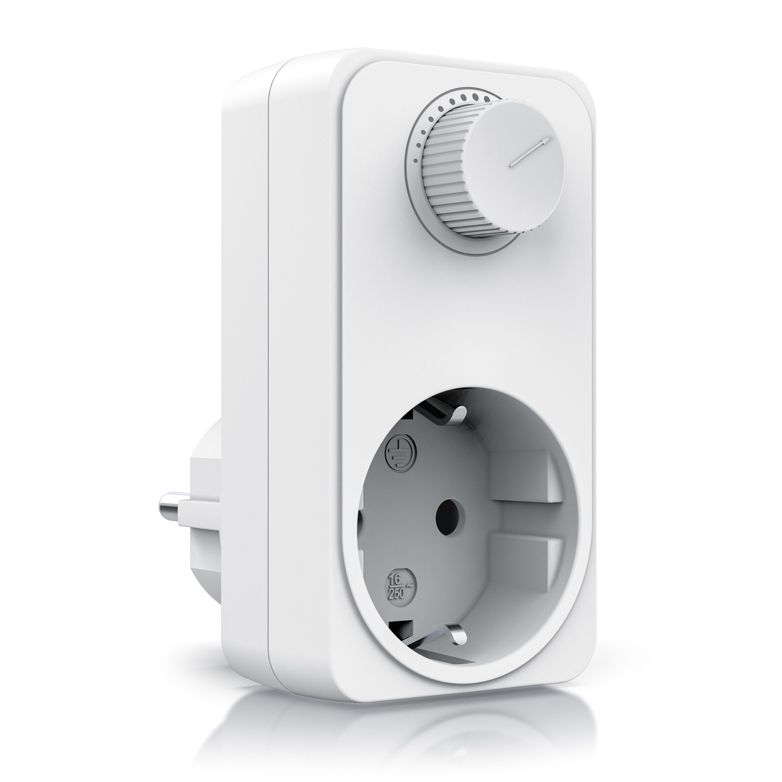BEARWARE Steckdosendimmer mit Drehregler - von 20 bis 400 Watt - Universal Dimmer f&uuml;r die Steckdose - nur f&uuml;r Gl&uuml;hlampen - Helligkeitsregler 