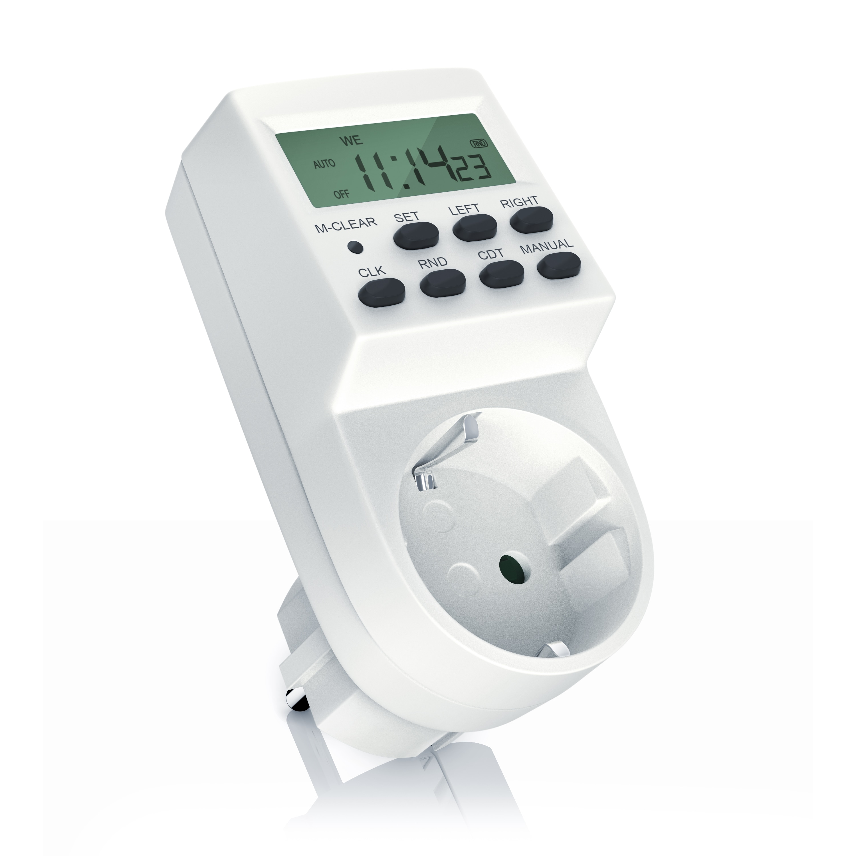 Brandson Zeitschaltuhr mit Kinderschutzsicherung 1,5 LCD Display / 20 ON/OFF Programme 