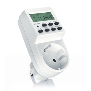 Brandson Zeitschaltuhr mit Kinderschutzsicherung 1,5 LCD Display / 20 ON/OFF Programme 