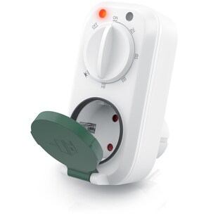 CSL Outdoor Countdown Timer mit Dämmerungsschalter - Zeitschaltuhr mit Schutzkappe 