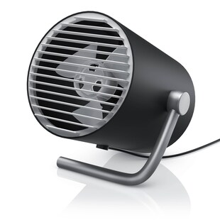 CSL - USB Ventilator mini - Tischventilator klein - Schreibtischventilator sehr leise - Desk Fan - 2 Geschwindigkeiten - per Touch regelbar 