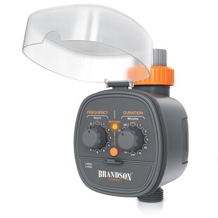 Brandson Bewässerungssteuerung - Bewässerungsuhr - Wasserzeitschaltuhr - Bewässerungssystem - Bewässerungsprogramm Dauer 1 bis 120 Min.-Zyklus 1-72 