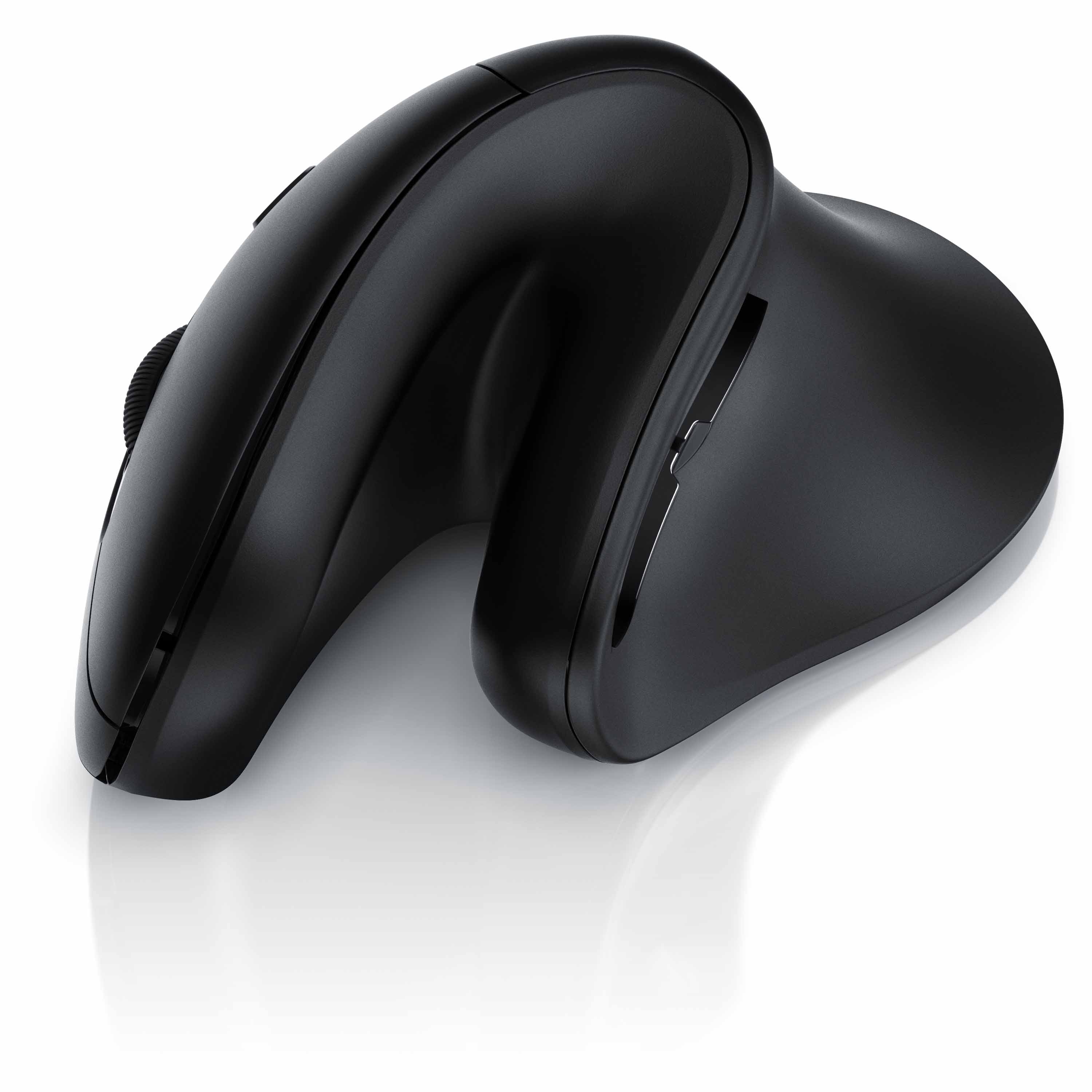 CSL ergonomische Maus Bluetooth, Funk, optische kabellose Vertikal Mouse 2,4Ghz & Bluetooth Armschonend 