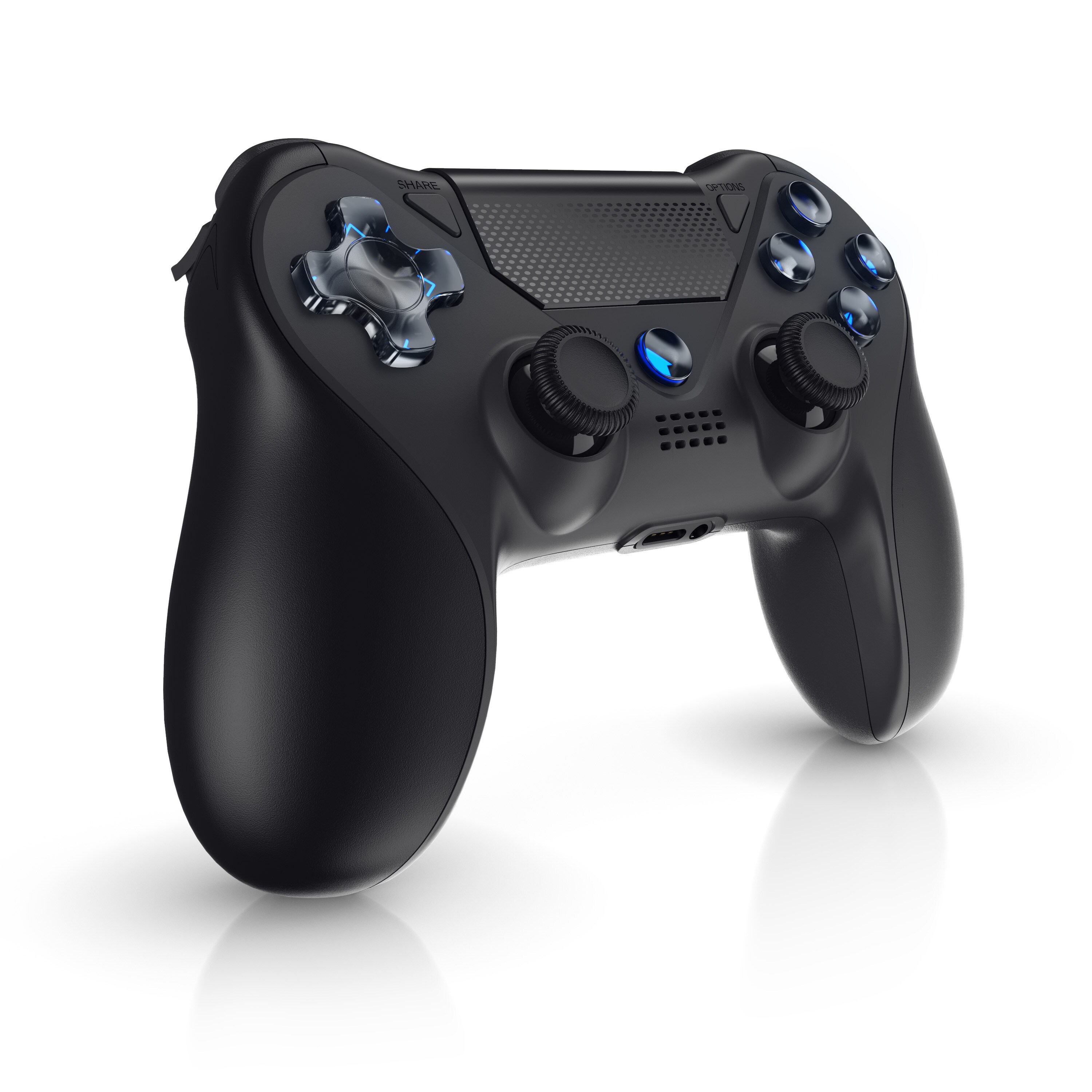 CSL Wireless Gamepad Controller f&uuml;r PS4 & Switch Bluetooth & Kabelverbindung  / Touchpad / Akku 