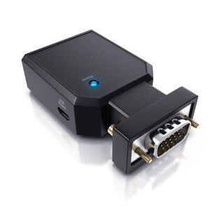 CSL 1080p VGA zu HDMI Video-/Audio Konverter, VGA & 3,5mm-Klinke zu HDMI Typ A 