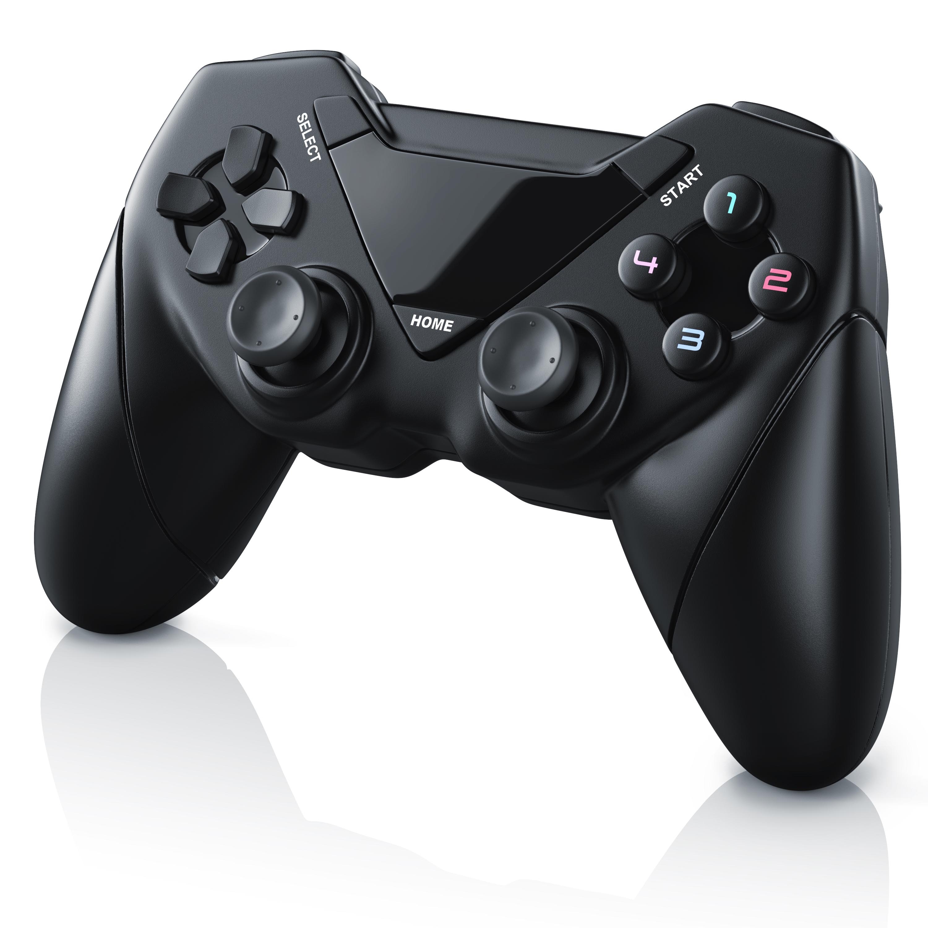 CSL Wireless Gamepad Controller f&uuml;r Android / PC / PS3 Dual Vibration / X-Input / OTG Adapter 