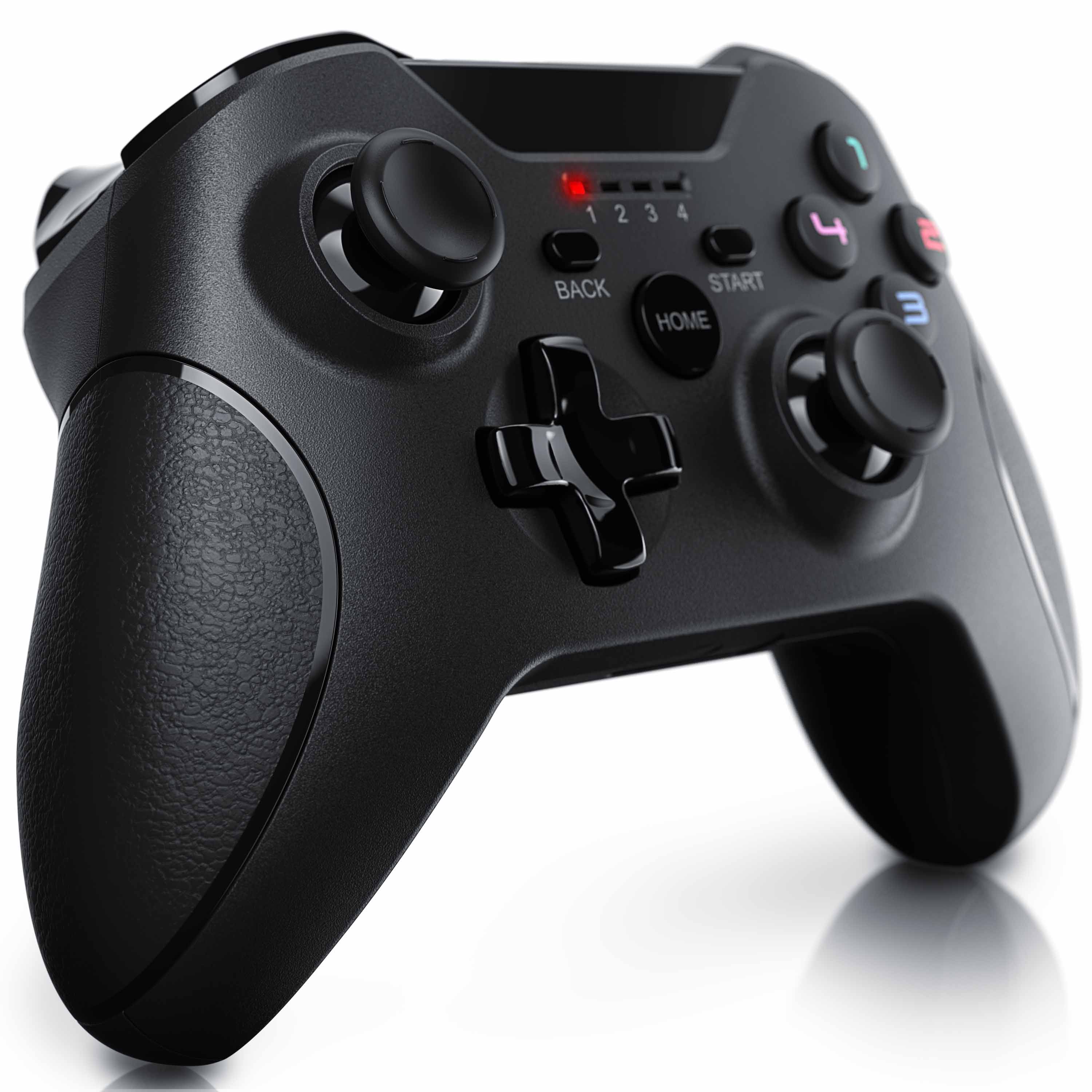 CSL Wireless Gamepad f&uuml;r PC & PS3 im Xbox-Design kabellos mit 2,4 Ghz Dongle / geringe Deadzone 