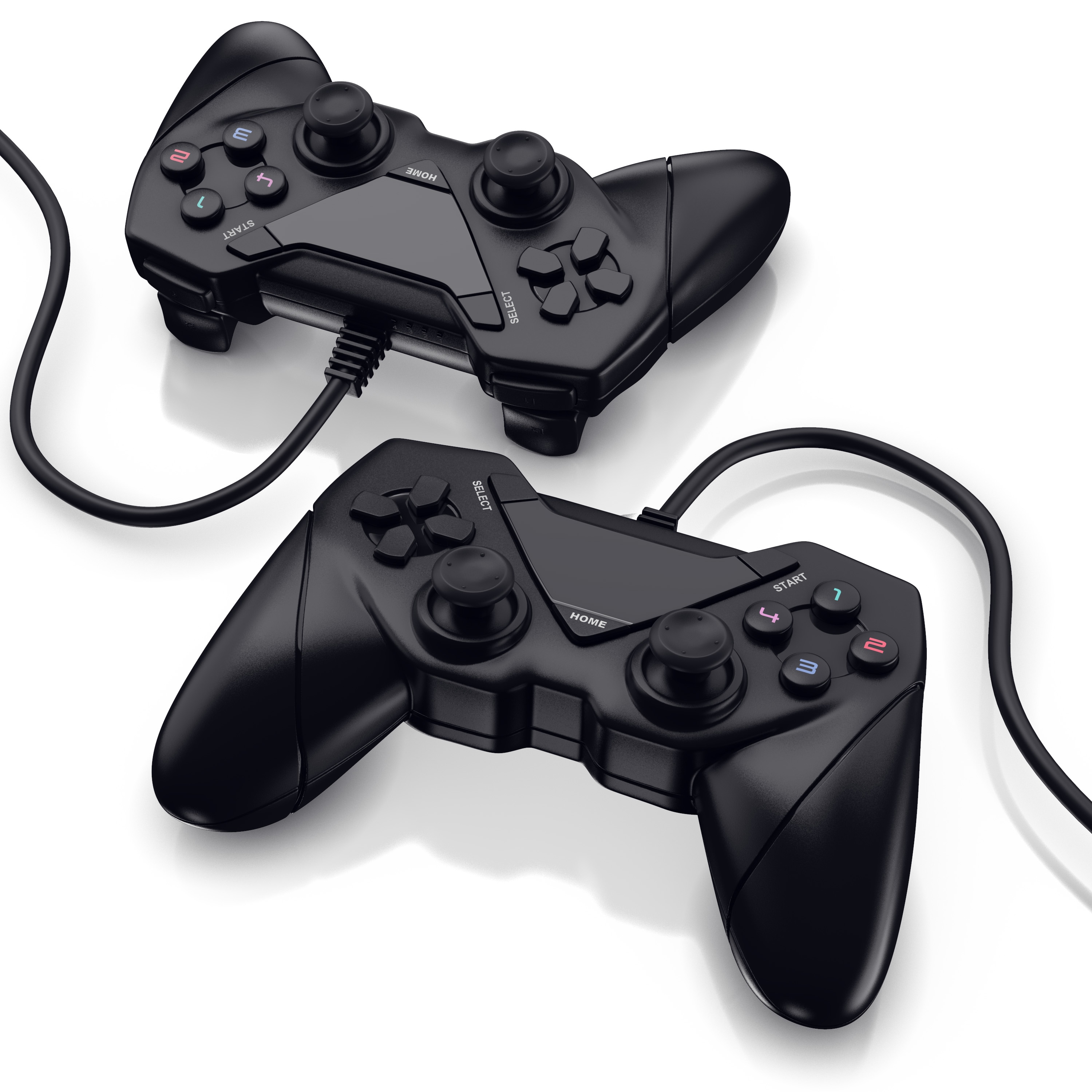 CSL 2x USB Gamepad Controller f&uuml;r Android / PC / PS3 Dual Vibration / Direct-Input / X-Input 