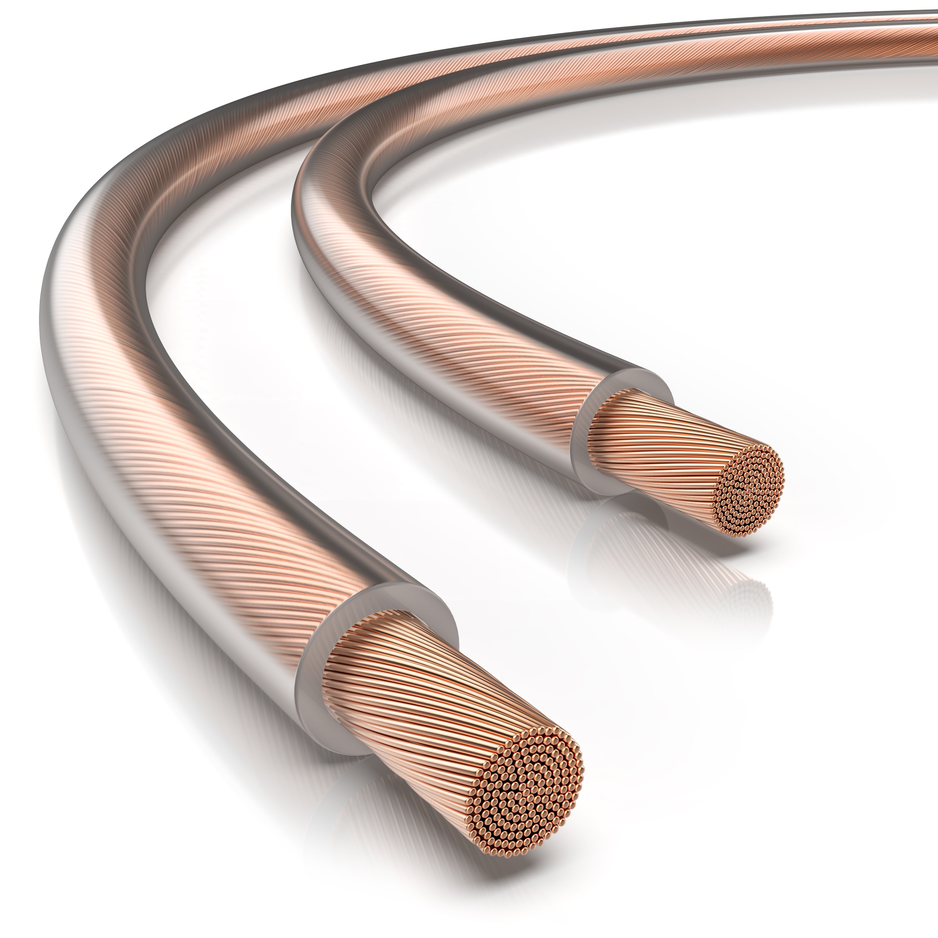 Primewire Lautsprecherkabel - OFC -  2 x 2,5 mm&sup2; Boxenkabel - Polarit&auml;tskennzeichnung - 50m 