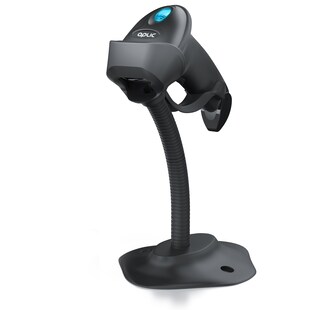 Aplic Bluetooth Barcode Scanner Wireless - 2D 1D - 2000 mAh Akku - inkl. Standfuß - Funk Barcodescanner kabellos - Barcodeleser 