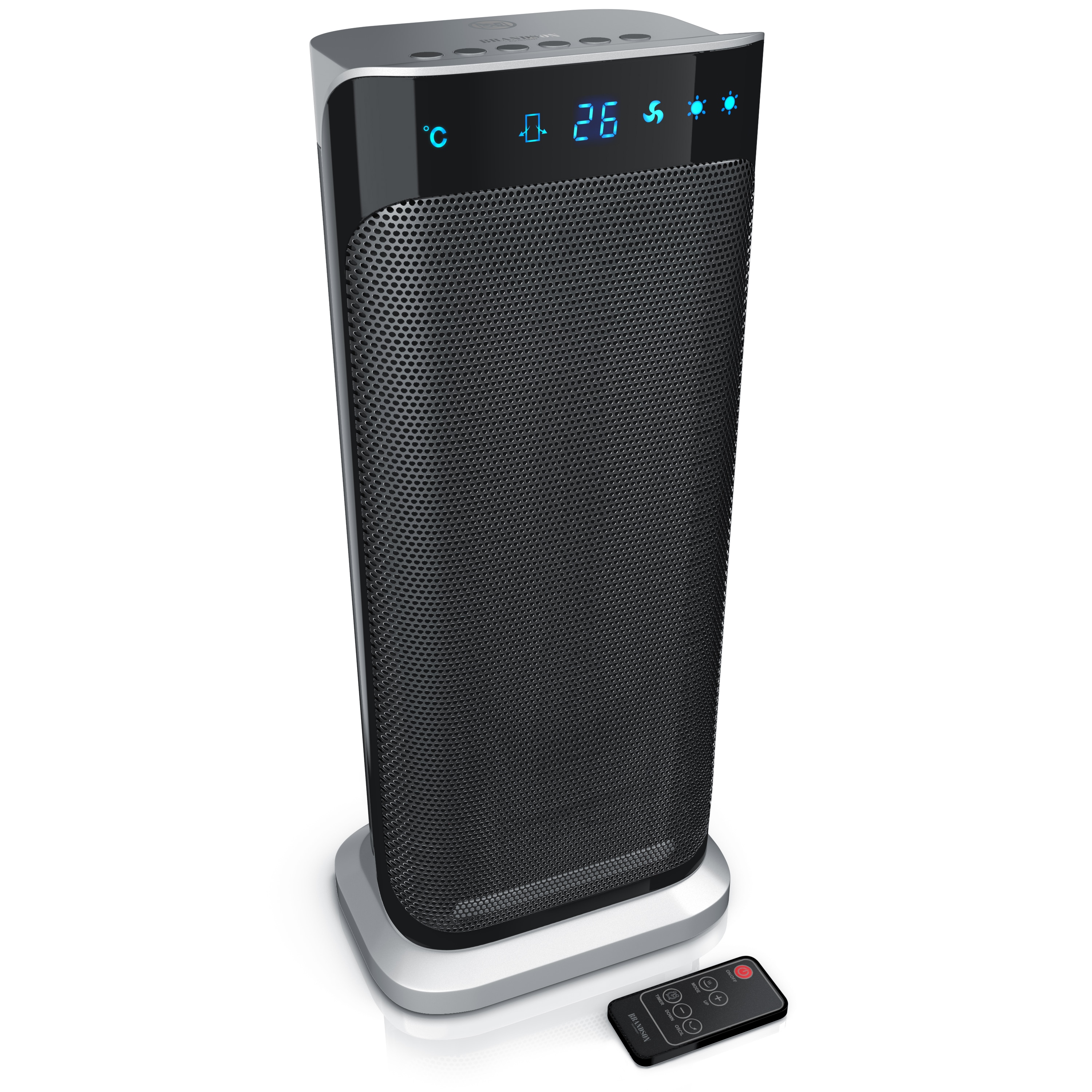 Brandson 2000W Keramik Heizl&uuml;fter, energiesparend, leise, Oszillationsfunktion 35&deg;, &Uuml;berhitzungsschutz, Automatische Abschaltung, Umkippschutz 