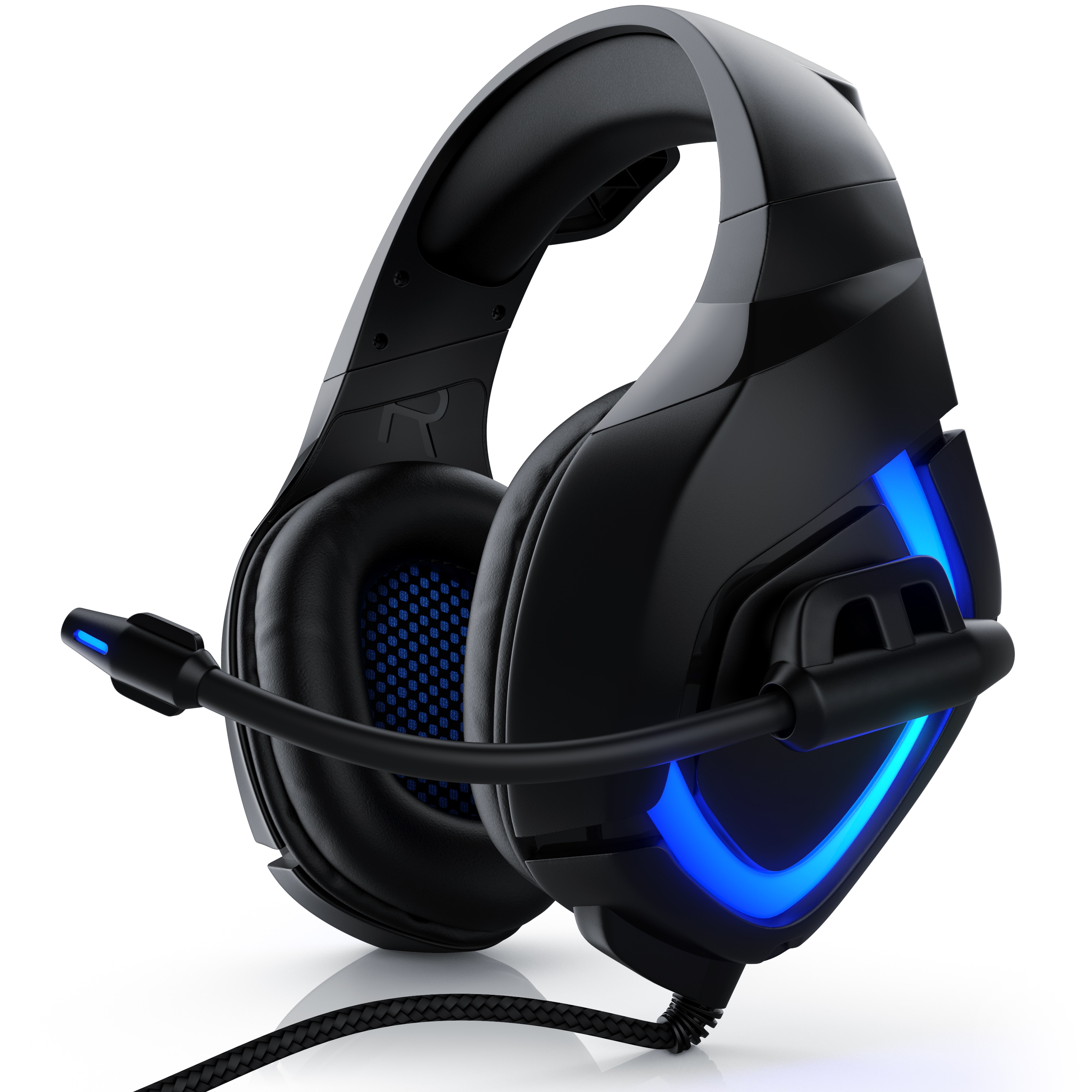 CSL USB Gaming Headset GHS-103 mit Mikrofon Kopfh&ouml;rer f&uuml;r PC (Win XP/7/8/8.1/10), PS4/4 Pro 