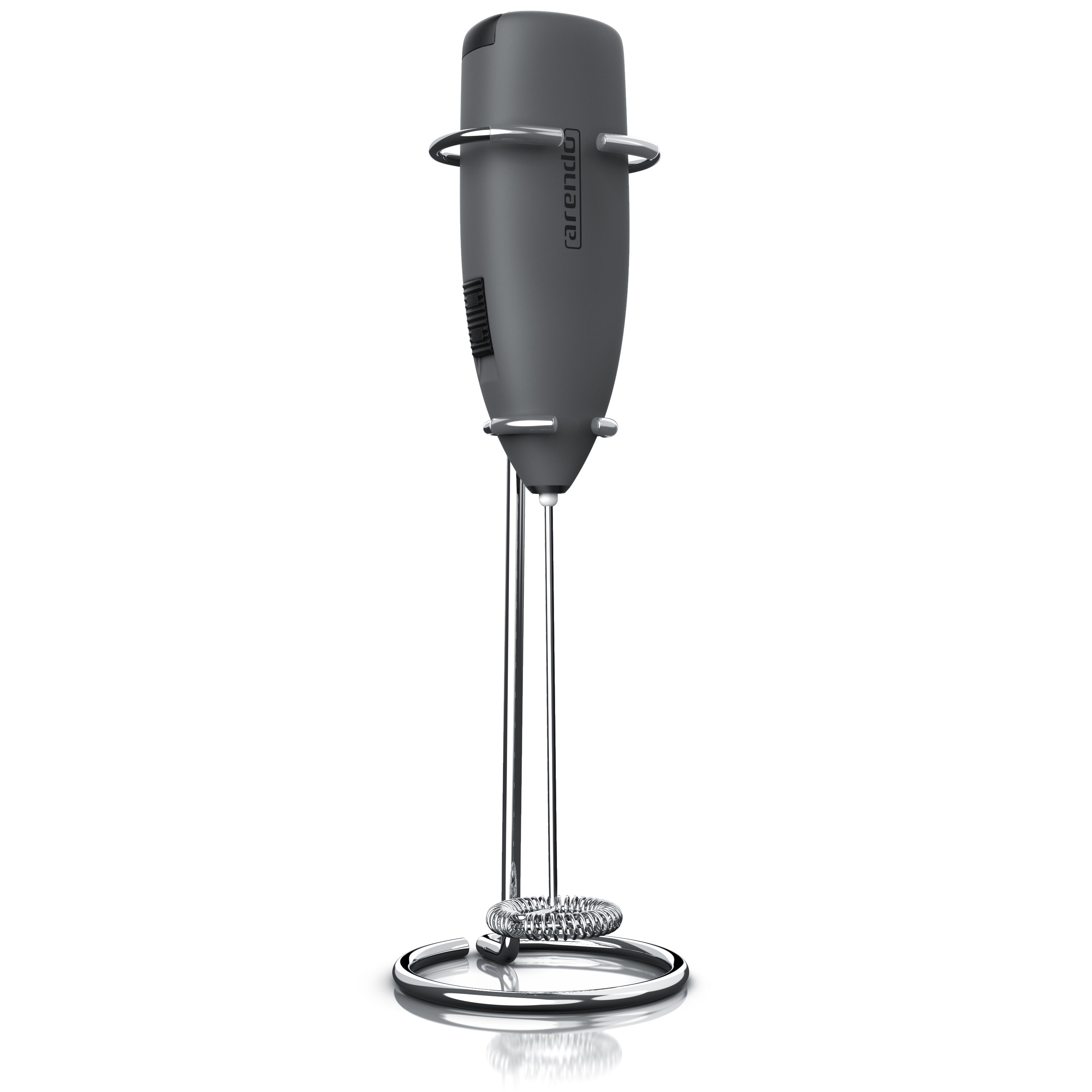 Arendo Stab Milchaufsch&auml;umer mit Spezialspirale elektrischer Handmilchaufsch&auml;umer 