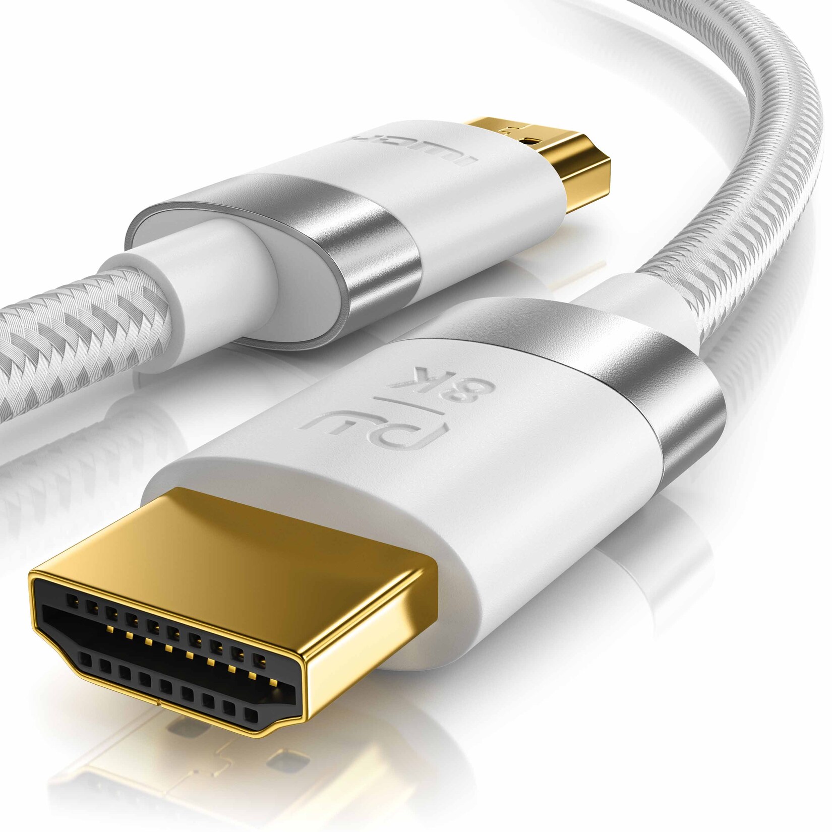 Primewire - 10m High Speed 8K HDMI Kabel 2.1 mit Ethernet ARC 3D 4K Ultra HD 7680x4320 @ 120 Hz PS4 360 TV OLED PC Laptop Beamer Monitor - …