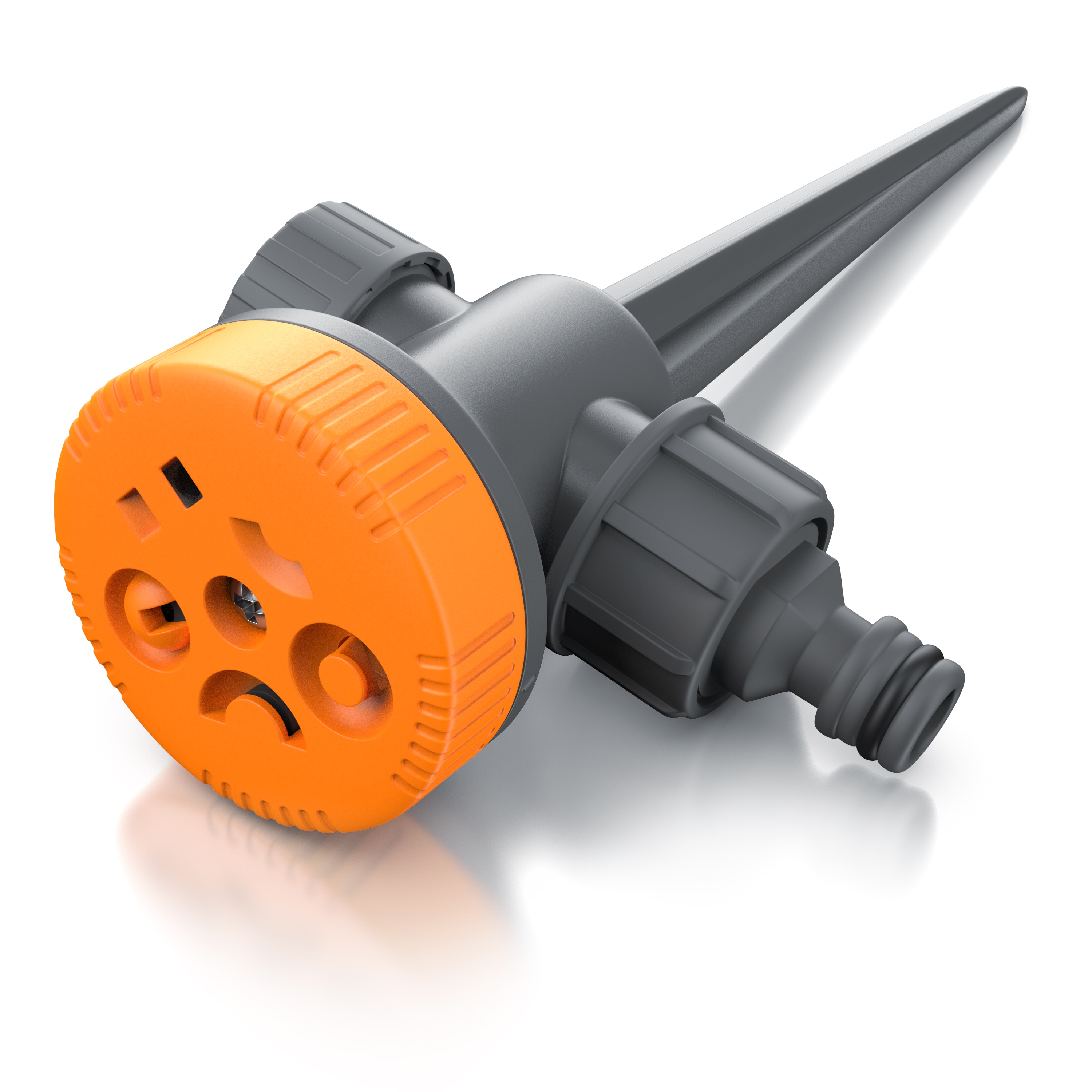 Brandson 1x Rasensprenger 5 Fach Rasensprinkler, Fl&auml;chenregner Garten Sprinkler, Kreis Halbkreis Viertelkreis F&auml;cher beidseitig Strahl, W&auml;hlscheibe 