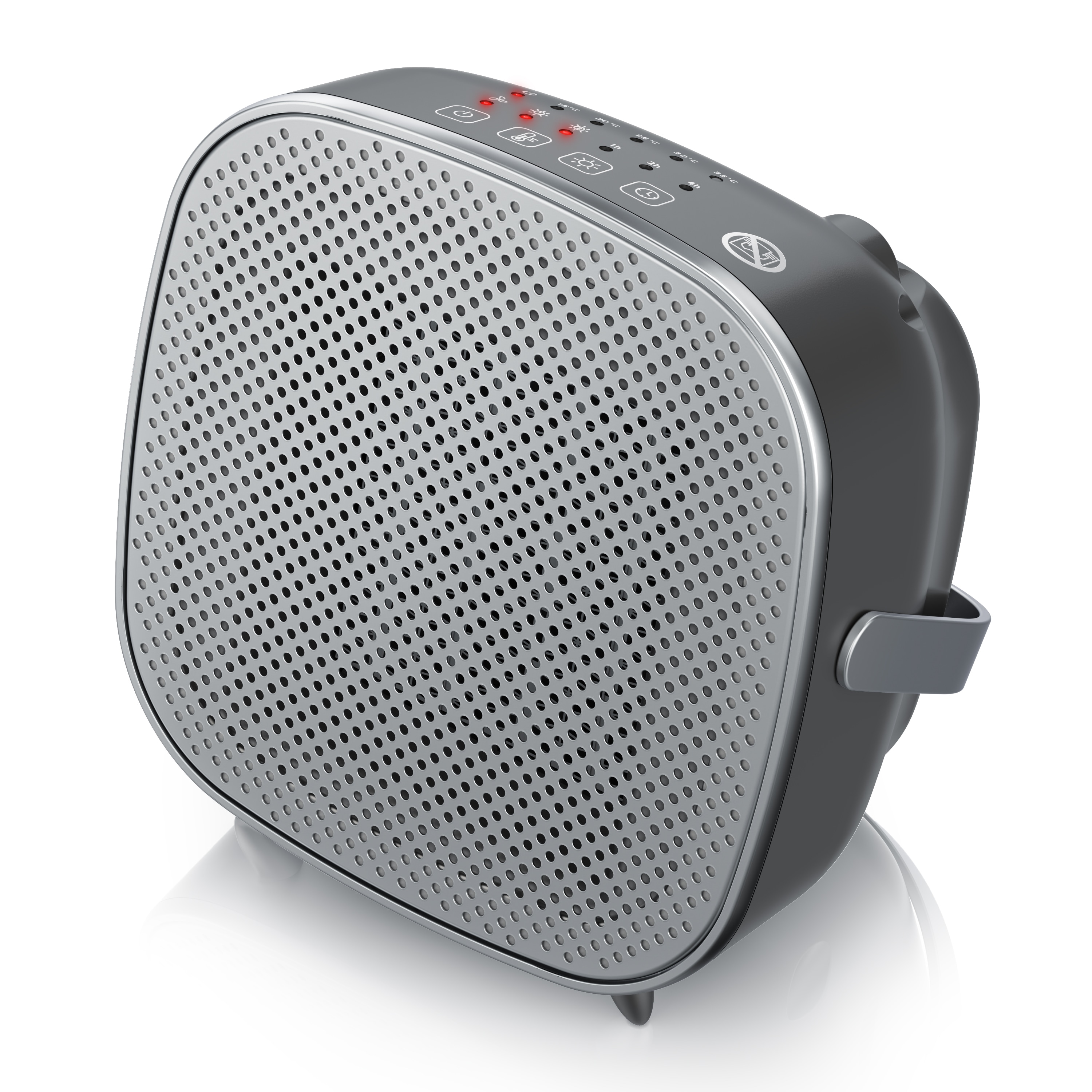 Brandson Heizl&uuml;fter 1500W, Keramik-Heizl&uuml;fter, energiesparend, leise, &Uuml;berhitzungsschutz, Automatische Abschaltung, Umkippschutz, 2 Heizstufen 