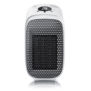 Brandson Steckdosen Heizlüfter mit Fernbedienung & Timer, 400W Heizlüfter, Überhitzungsschutz, Automatische Abschaltung, Weiß 