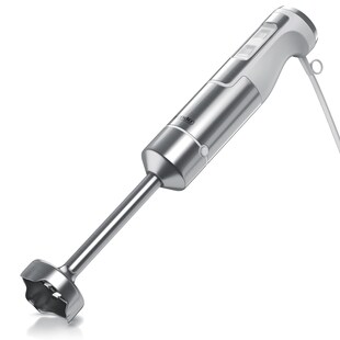 Arendo Stabmixer Edelstahl mit stufenloser Geschwindigkeitsregelung MANO Pürierstab - Weiß 