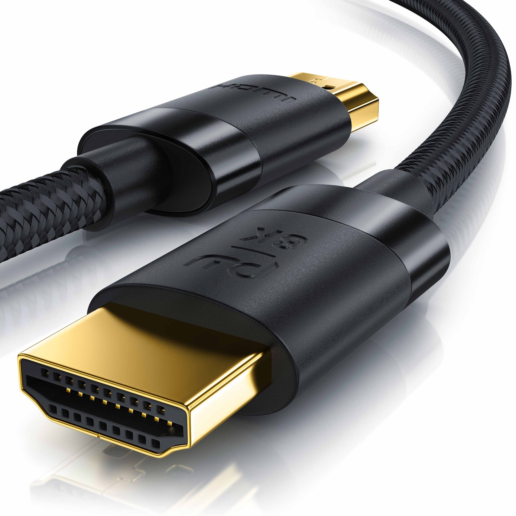 Primewire - 10m High Speed 8K HDMI Kabel 2.1 mit Ethernet ARC 3D 4K Ultra HD 7680x4320 @ 120 Hz PS4 360 TV OLED PC Laptop Beamer Monitor - …