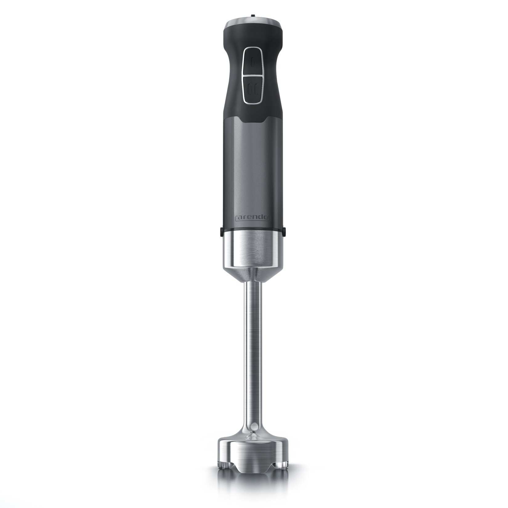 Edelstahl Stabmixer in grau Handmixer - Pürierstab - stufenlose Regelung