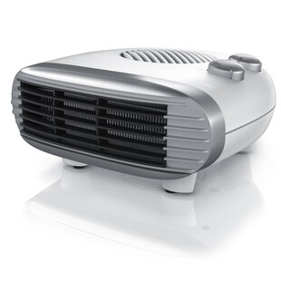 Brandson Heizlüfter 2000W, einstellbares Thermostat, Überhitzungsschutz, Automatische Abschaltung, 3 Leistungsstufen, Weiß/Silber 