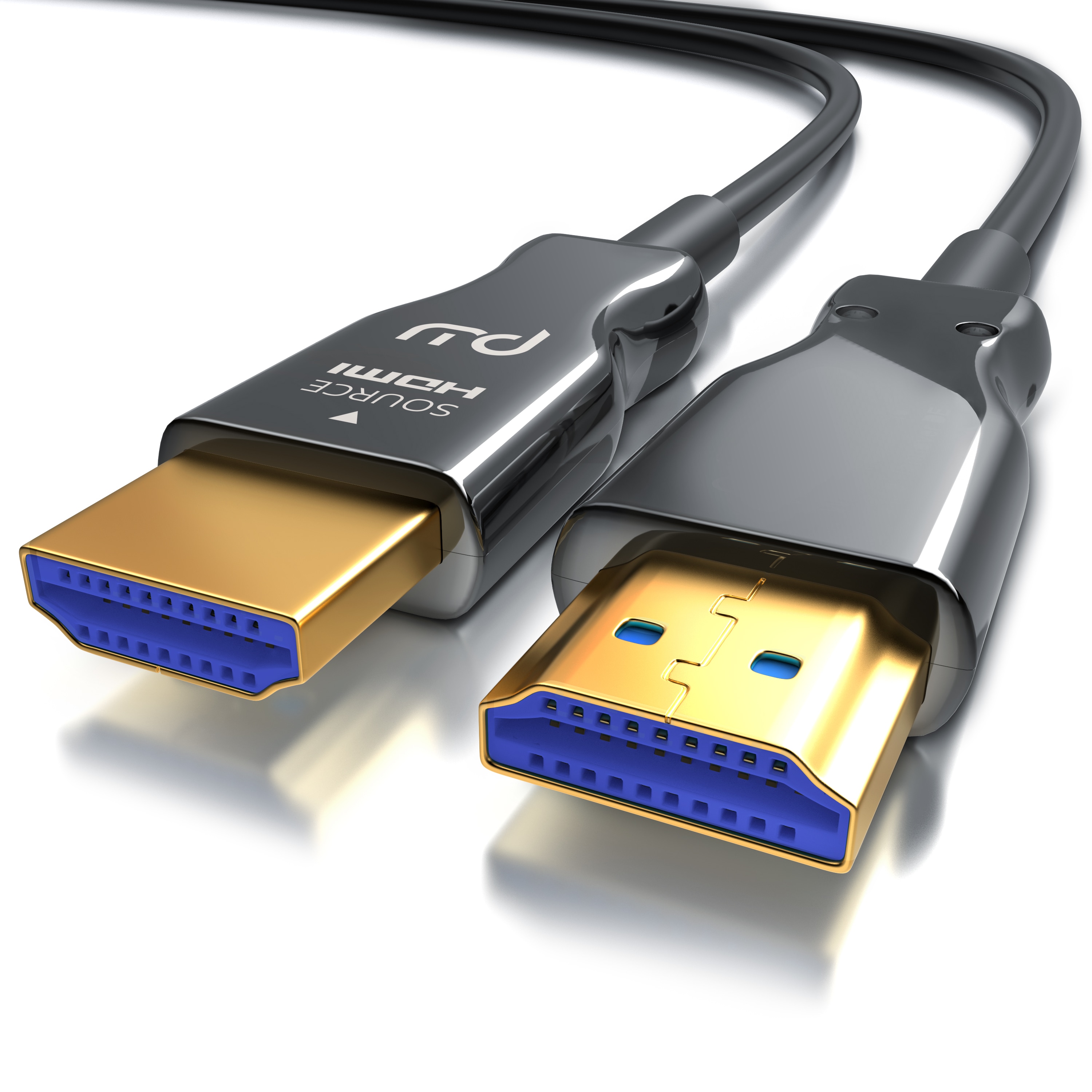 Primewire HDMI Kabel 2.0b Glasfaser - 4k 60Hz mit HDR - 3D - ARC - CEC - HDCP 2.2 - YUV 4 x 4 x 4 - 20m 