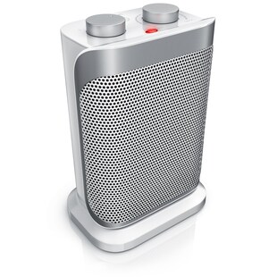 Brandson Heizlüfter 1500W, Keramik Heizlüfter mit Thermostat, 2 Leistungsstufen, Überhitzungsschutz, Automatische Abschaltung, Umkippschutz, 40° 